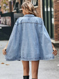 Women's Denim Coat Sleeveless Hollow Out Single Breasted Patchwork Solid Color Jackets 2024 Summer New Fashion 29L2051-Outfit
