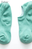 10 Colors Summer Mesh Breathable Short Sock Slippers Men Soild Non-slip Silicone Socks Men's Ankle Invisible Boat