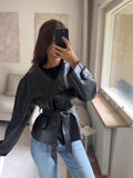 2025 Autumn New Fashion High-End Collar Collar With Leather