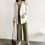 Toloer Small Suit Jacket Female 2024 Spring And Summer New Korean Version Loose Sunscreen Clothes In The Long Air Conditioning Cardigan Thin-Outfit