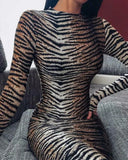 Bodycon Dress Evening Party Fall Winter Clothes 2024 Vintage Sexy Long Sleeve Dresses for Day and Night Party Night Club-Outfit