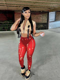 Summer Skinny Pants Women High Waist Hollow Out See Through Leggings Mesh Pants Women Sexy Club Hole Black Trousers