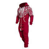 Overalls Men Pure Color Splicing Jumpsuit Long Sleeve Male Clothes Men's Jumpsuits Onesie Garment Autumn Winter