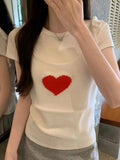 Jacquard Knitted Vest Girl In The Summer Of 2024, The New Gentle Wind Folds And Wears A Short Vest.-Outfit