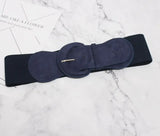 Suede Pu Leather Big Buckle Adjustable Wide Belt Personality Women New Fashion Tide All-match Spring Autumn 2023