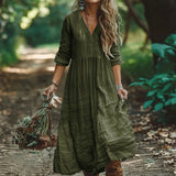 Shein Bohemian Vacation Cotton Jab Dress New