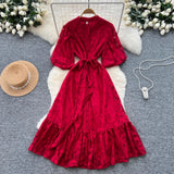 Solid Color Skirt Winter With Sweater High Waist Thin Temperament Open Elastic Knitted Hip Long
