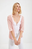 Trendyol Ecru Flat Knitwear Cardigan