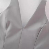 New Spring Style Solid Color Slim Collar Blouse 3067030-Outfit