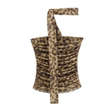 Summer New Women's Animal Patterned Mesh Tsets + Half-Dress Two