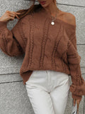 Sweater Oversize Women 2022 Winter Clothes Knitted Pullover Loose Blue Sweater For Women Pull Women's Sweaters