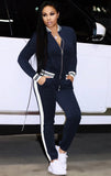 Striped Velour