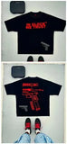 Men's T-Shirt Y2K Short-Sleeved Men's Former Dormitory Hip-Hop Loose Letter Printing Handsome Fried Street Round Collar Cotton Oversized T-Shirt-Outfit
