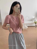 Style Simple Flying Sleeve Blouse Women's Gentle Atmosphere In Spring And Summer, Pure Desire, Chic Design, Minority Sweaters.-Outfit