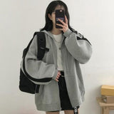 Angel Fairy Grunge Dark Print Cool Jacket Coat Women Hip-hop Streetwear Harajuku Anime Hoodies Coat Zipper Y2k Punk