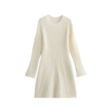 2025 New Women's Fashion Threaded Knitted Dress
