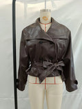 2025 Autumn New Fashion High-End Collar Collar With Leather