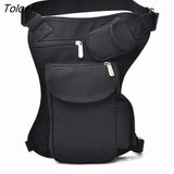 Men Canvas Drop Waist Bags Leg Pack Bag Men Belt Bicycle And Motorcycle Money Belt Fanny Pack For Work High