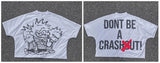 Dress Y2k Long Cartoon Pattern T-Shirt Hip-Hop Harajuku Fashion Men's Casual Round Collar Gothic Short Sleeves-Outfit