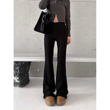 Y2k Trousers Pants for Women 2023 New Bottoms High Waist Slim Fit Pantalon Femme Fashion Korean Vintage Flare Pants-Outfit