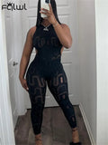 Summer Black Backless Jumpsuit Casual Club Outfits For Women RoseRed Off Shoulder Sleeveless Jumpsuit Stretchy