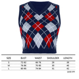 girl Sweater Vest women jumper V Neck pullover Knitted Vests Women y2k Preppy Style Crop Top Autumn 2020 solid