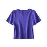 Short Style Ice Silk Knitting 3519025 In Summer-Outfit