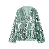 New Women's Shirt Fashion Solid Color Beads And Uniform V-Neck