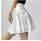100-Fold Skirt Women's New Dress With White Half-Dress Korean Version Of The College Style Skirt A