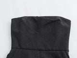 New Solid Color Slimming And Wiping Chest Medium-And Long-Style Dress 8592807-Outfit