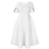 New Fashion Temperament Famous Banquet Party Dress Dress Cape Dress