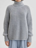 Women Sweater Turtleneck Knitted Thick Winter Woman Pull 2022 Warm Solid Jumper Loose Khaki Sweaters For Women Winter