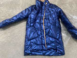 Winter Jacket Women Solid Color Casuald Outerwear Women's Casual Loose Parkas Coat Cotton Padded Quilted Stand Collar