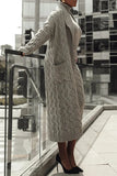 Toloer Knit Long Coat-Outfit