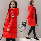 Women 2020 Winter Jacket Women Coat Hooded Outwear Female Parka Thick Cotton Padded Lining Winter Female Basic Coats