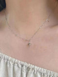 asymmetric necklace with star