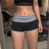 Sports Hit Hot Girls' Low-Waist Hip Slim Shorts 2024 New Tight Basic Casual Pants-Outfit