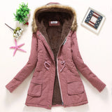 Women Parkas Long Thick Warm Jacket Hooded Fur Lady Coats & Outerwear Winter Jacket Women Parkas for Coat Fashion