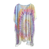 Blouse Tie-Dyed Tassel Bikini Beach Skirt Seaside Holiday Super Fairy Dress-Outfit