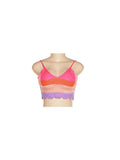 Summer Sexy Beach 2 Two Piece Sets For Women Outfits Sleeveless Backless Crop Top Maxi Skirts Patchwork Matching Sets