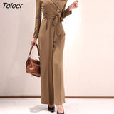 women new arrival casual comfortable jumpsuit vintage work style temperament wild trend high quality elegant cute