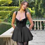 Summer 2025 New Fashion Women's Elegant Ass Dress Vintage Style Temperament Sexy Dress