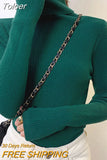 Winter Women Turtleneck Sweater Basic Knitted Soft Pullovers Cashmere Jumpers For Women Fashion Elastic Warm