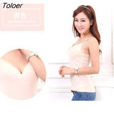 Women Solid Padded Bra Spaghetti Camisole Top Vest Female Camisole With Built In Bra 6