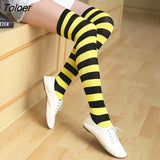 Stockings Female Thigh High Over The Knee Socks 2022 New Fashion Women'S Long Cotton Stockings For Girls Ladies