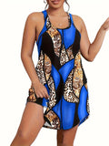 Summer Sexy 3D Printed Mini Dresses Women's Sleeveless Size Women's