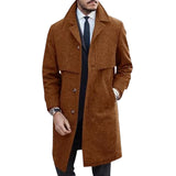 European Version Of The New Hair, The Man's Coat, The Long Coat Ebay Bursts Of Large Code Single