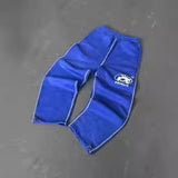 Spring And Summer New Style Simple Fashion Leisure Full Embroidered Leisure Sports Pants Men's Hip Hop Chao Brand Loose Straight Tube-Outfit