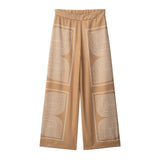 New Printed Twill Shirt 1280846 Straight Trousers