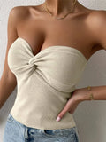 Wish Women's New Brooch Knitting Vest Shirt Bare